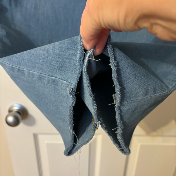 NYDJ Marilyn Straight Jeans Womens Size 10 Raw Hem High-Rise - Picture 9 of 14